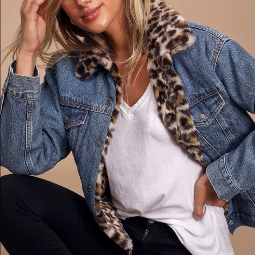 Levi’s reversible cat eye trucker jacket